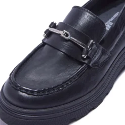 Alsenso Black Leather Loafers<Carl Scarpa Flash Sale