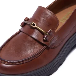 Alsenso Tan Leather Loafers<Carl Scarpa Best Sale