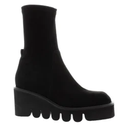 Ariel Black Suede Wavesole Ankle Boots<Carl Scarpa Best