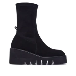 Ariella Black Suede Ankle Boots<Carl Scarpa Hot