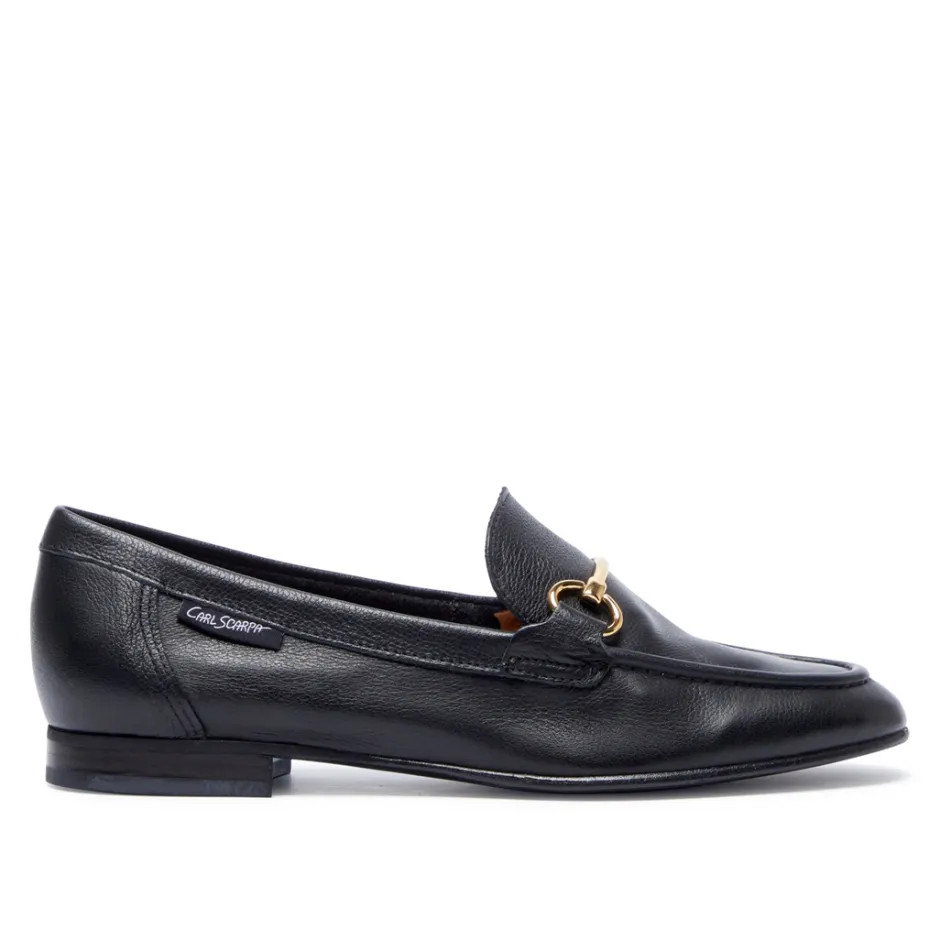 Arlie Black Leather Snaffle Loafers<Carl Scarpa Best Sale
