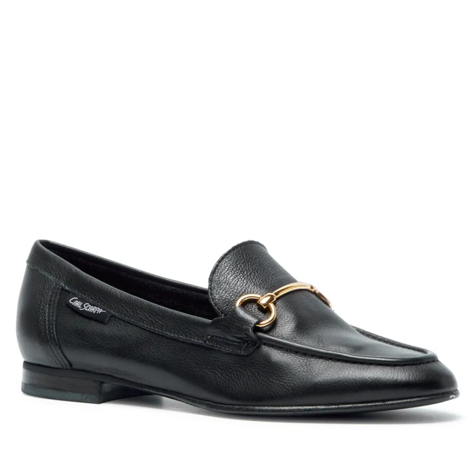 Arlie Black Leather Snaffle Loafers<Carl Scarpa Best Sale
