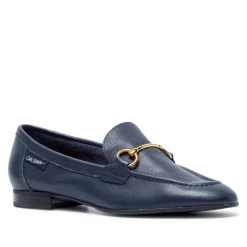 Arlie Navy Leather Snaffle Loafers<Carl Scarpa Best