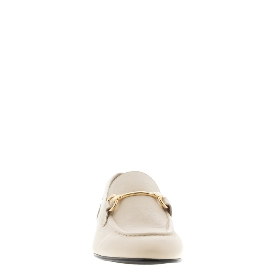 Arlie Off White Leather Snaffle Loafers<Carl Scarpa Cheap
