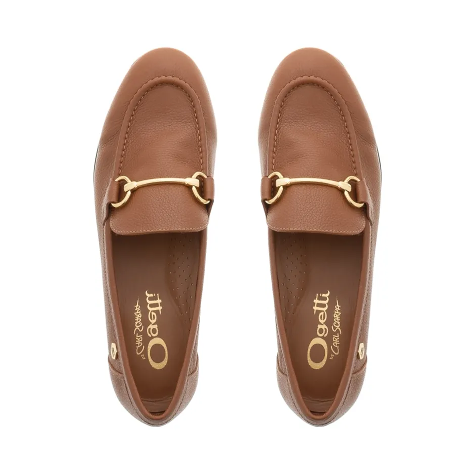 Arlie Tan Leather Snaffle Loafers<Carl Scarpa Clearance