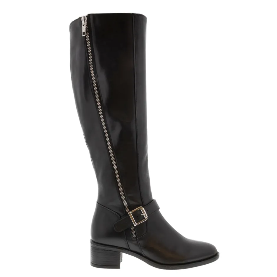 Arque Black Leather Knee High Boots<Carl Scarpa Best Sale