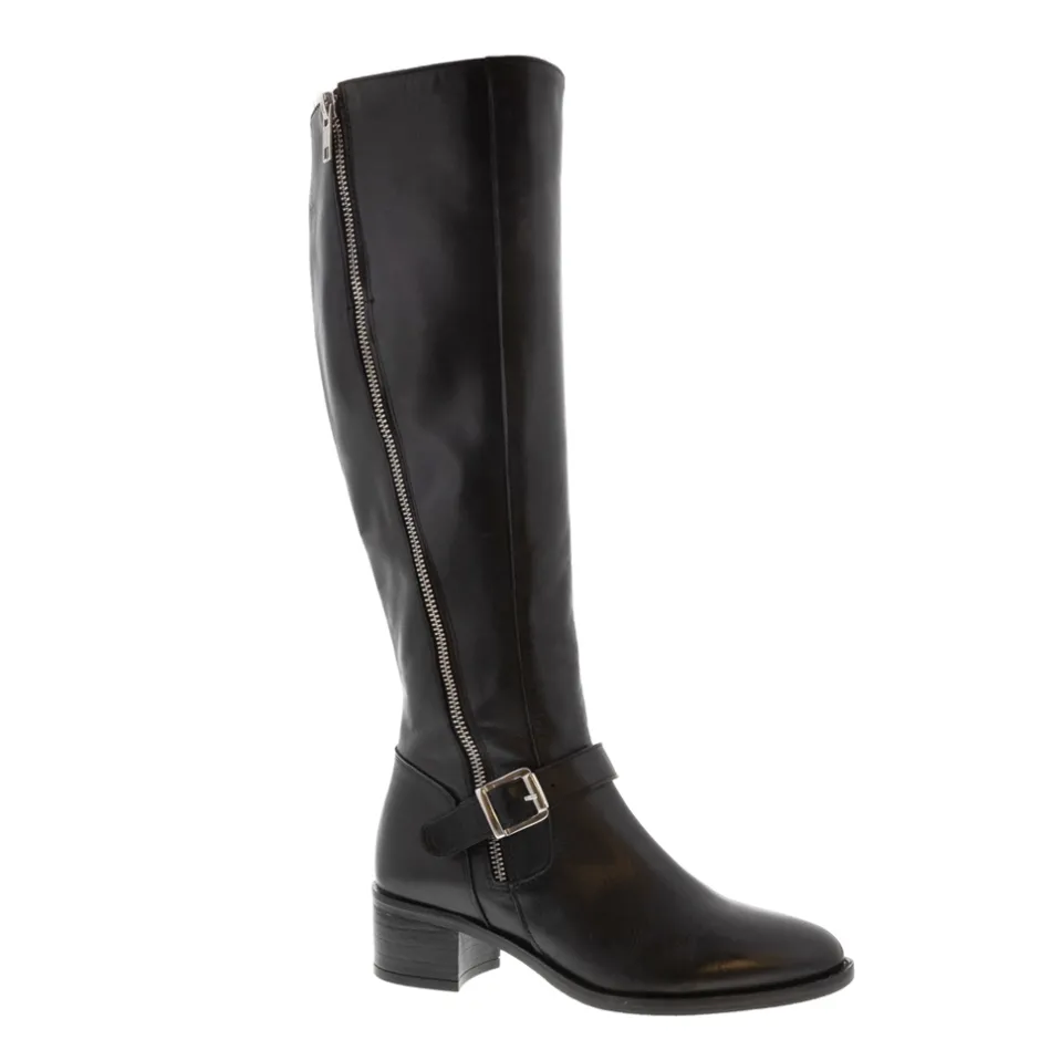 Arque Black Leather Knee High Boots<Carl Scarpa Best Sale