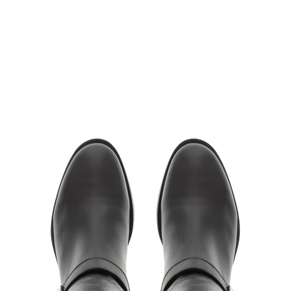 Arque Black Leather Knee High Boots<Carl Scarpa Best Sale