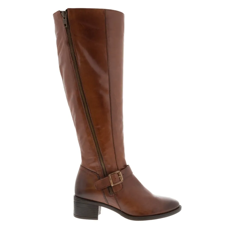 Arque Tan Leather Knee High Boots<Carl Scarpa Best Sale