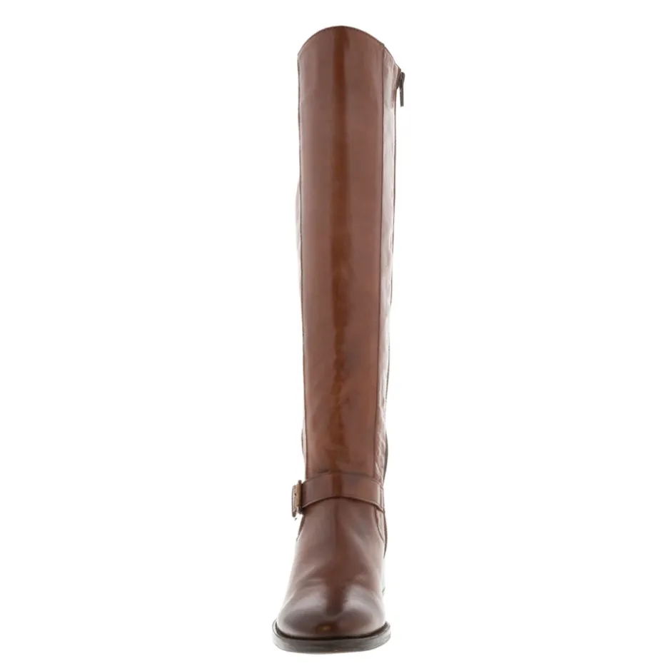 Arque Tan Leather Knee High Boots<Carl Scarpa Best Sale