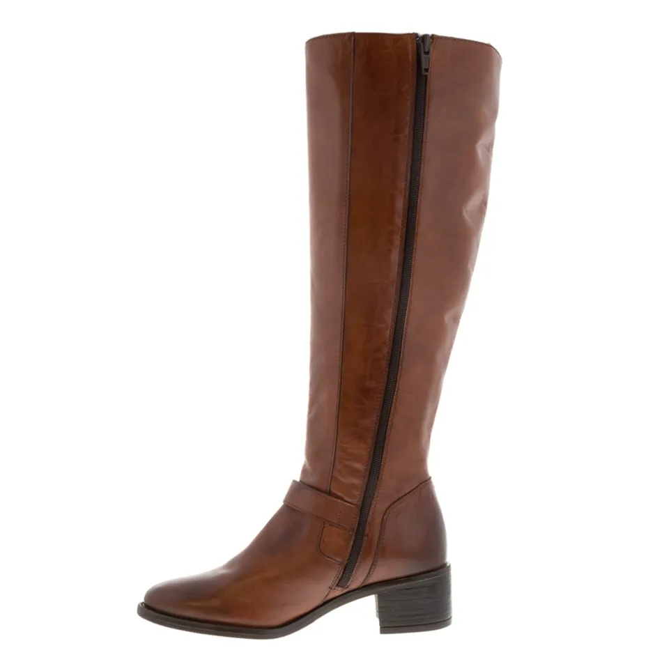 Arque Tan Leather Knee High Boots<Carl Scarpa Best Sale