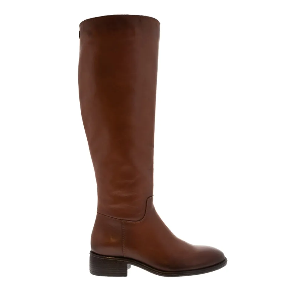 Ashby Tan Leather Knee High Boots<Carl Scarpa Shop