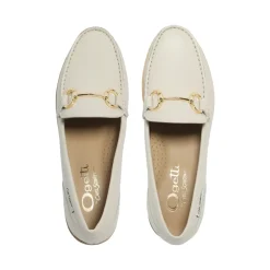 Aubrigo Off White Leather Snaffle Loafers<Carl Scarpa Store