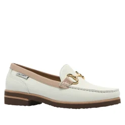 Aubrigo White-Rose Leather Snaffle Loafers<Carl Scarpa Outlet