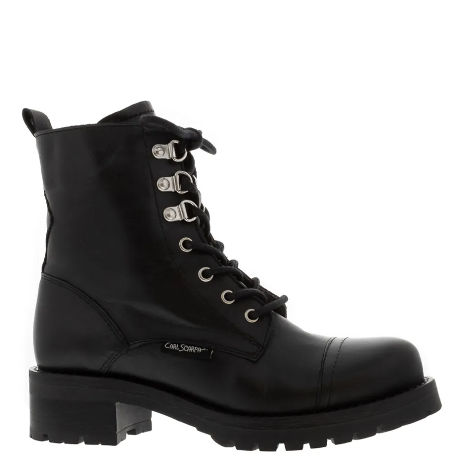Blanca Black Leather Ankle Boots<Carl Scarpa Fashion