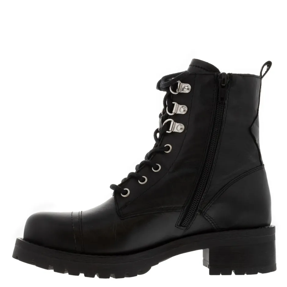 Blanca Black Leather Ankle Boots<Carl Scarpa Fashion