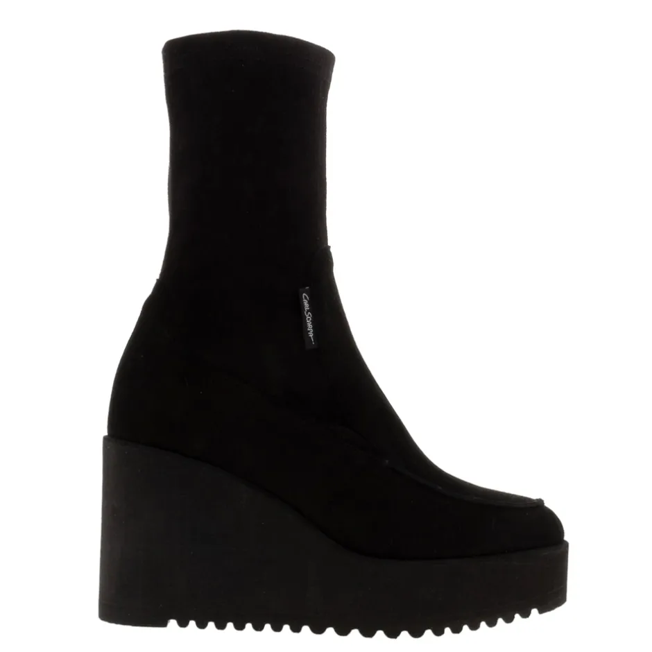 Boaz Black Suede Ankle Boots<Carl Scarpa Discount