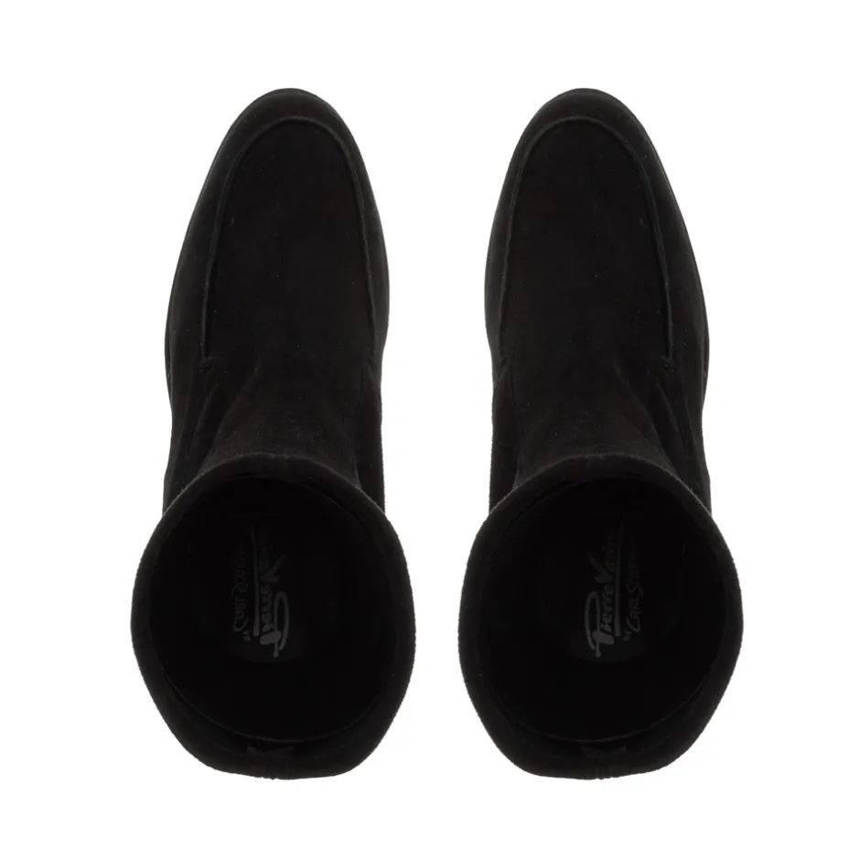 Boaz Black Suede Ankle Boots<Carl Scarpa Discount