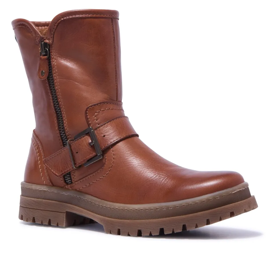 Bollichi Tan Leather Ankle Boots<Carl Scarpa Best Sale