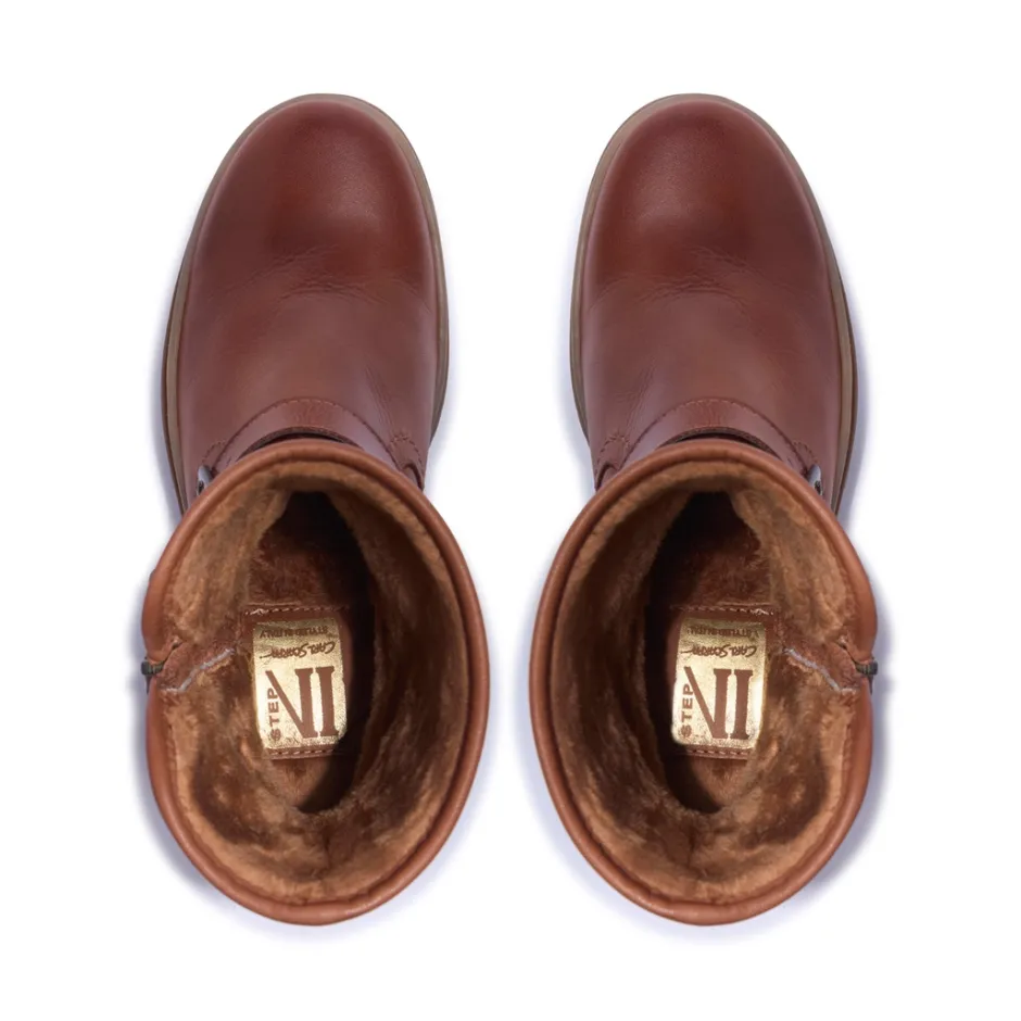 Bollichi Tan Leather Ankle Boots<Carl Scarpa Best Sale