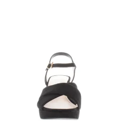 Bowie Black Suede Platform Sandals<Carl Scarpa Hot