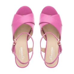 Bowie Fuchsia Block Heel Sandals<Carl Scarpa Flash Sale