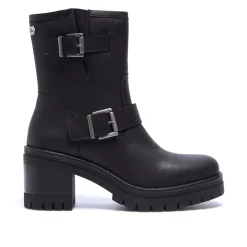 Buona Black Leather Ankle Boots<Carl Scarpa Shop