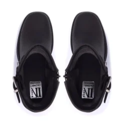 Buona Black Leather Ankle Boots<Carl Scarpa Shop
