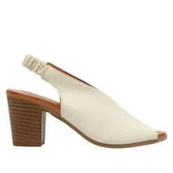 Buttercup Off White Leather Slingback Sandal<Carl Scarpa Hot