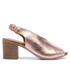 Buttercup Rose Gold Leather Sandals<Carl Scarpa Discount