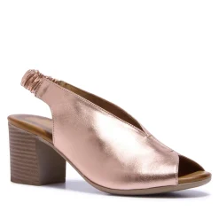 Buttercup Rose Gold Leather Sandals<Carl Scarpa Discount