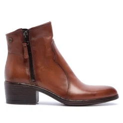 Caliana Tan Leather Ankle Boots<Carl Scarpa Outlet