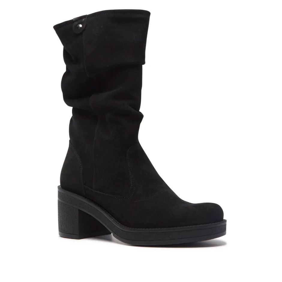 Camogli Black Suede Ankle Boots<Carl Scarpa Fashion