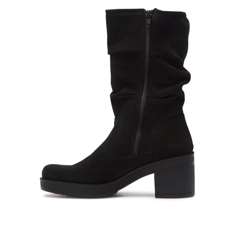 Camogli Black Suede Ankle Boots<Carl Scarpa Fashion