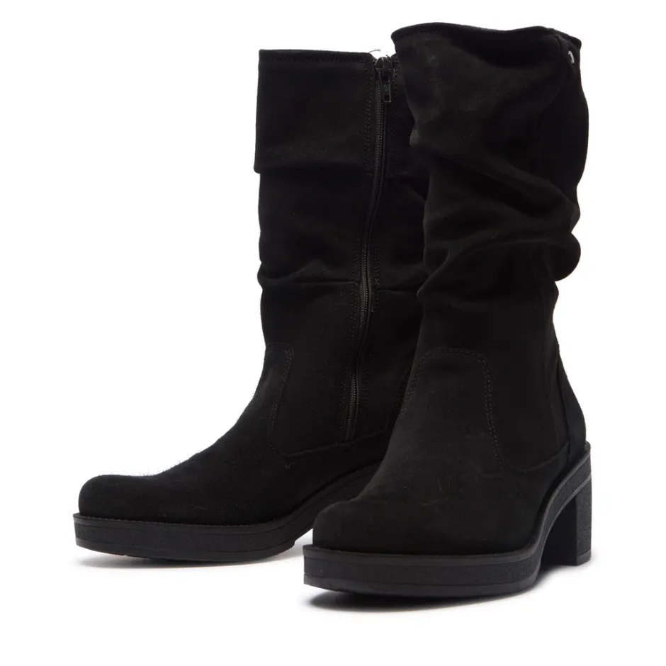 Camogli Black Suede Ankle Boots<Carl Scarpa Fashion