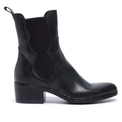 Caprice Green Leather Ankle Boots<Carl Scarpa Clearance