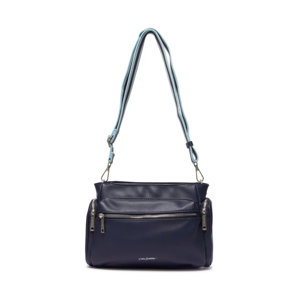 Catana Navy Handbag<Carl Scarpa Store