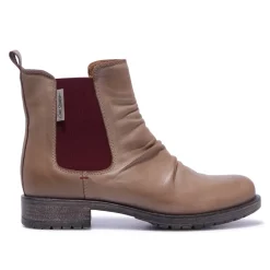 Cavalina Taupe Leather Ankle Boots<Carl Scarpa Best Sale