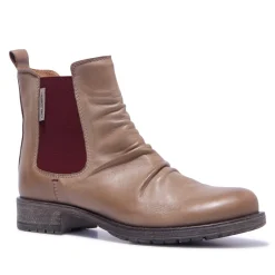 Cavalina Taupe Leather Ankle Boots<Carl Scarpa Best Sale