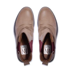 Cavalina Taupe Leather Ankle Boots<Carl Scarpa Best Sale