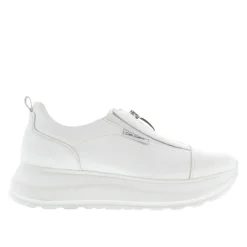 Cestine White Leather Platform Trainers<Carl Scarpa Cheap