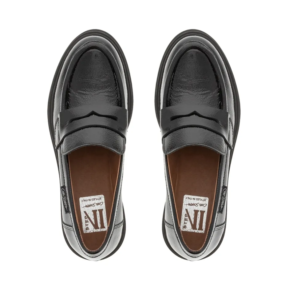 Chase Leather Chunky Penny Loafers<Carl Scarpa Outlet