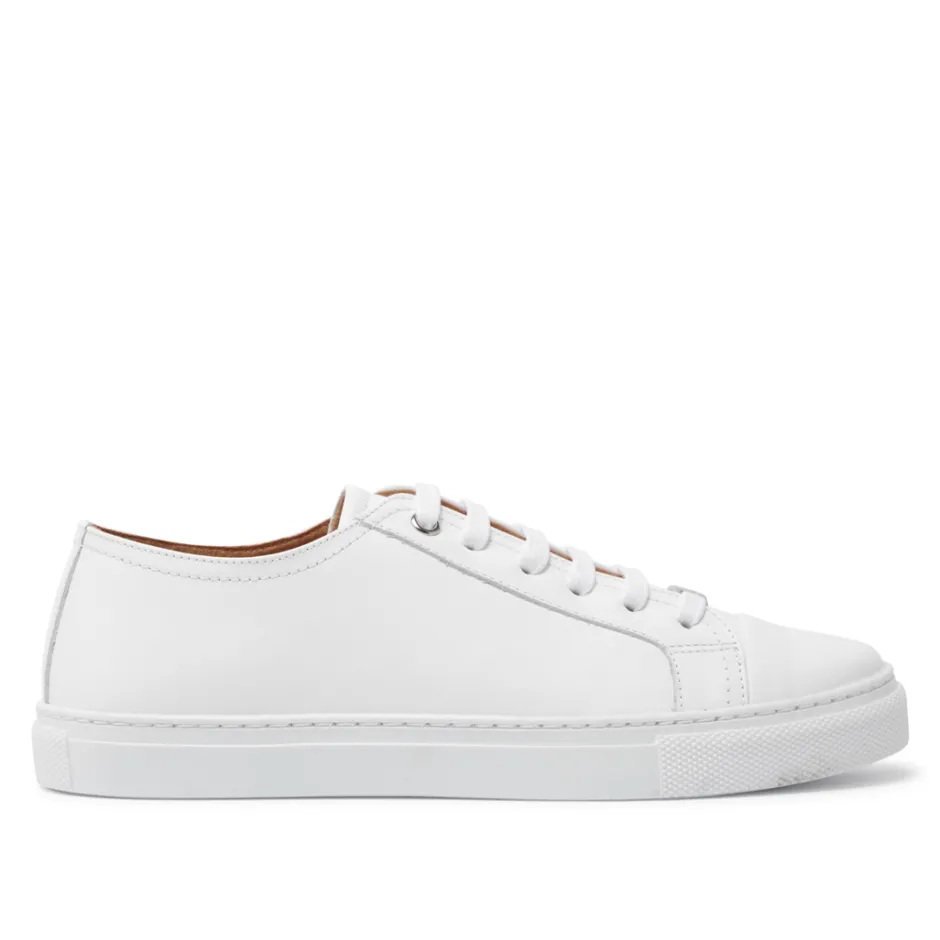 Corianne White Leather Trainers<Carl Scarpa Online