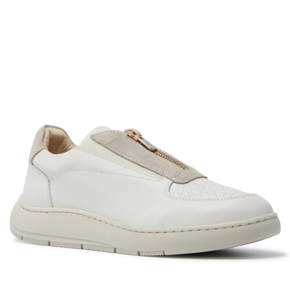 Crishelle Off White Suede Trainers<Carl Scarpa Store