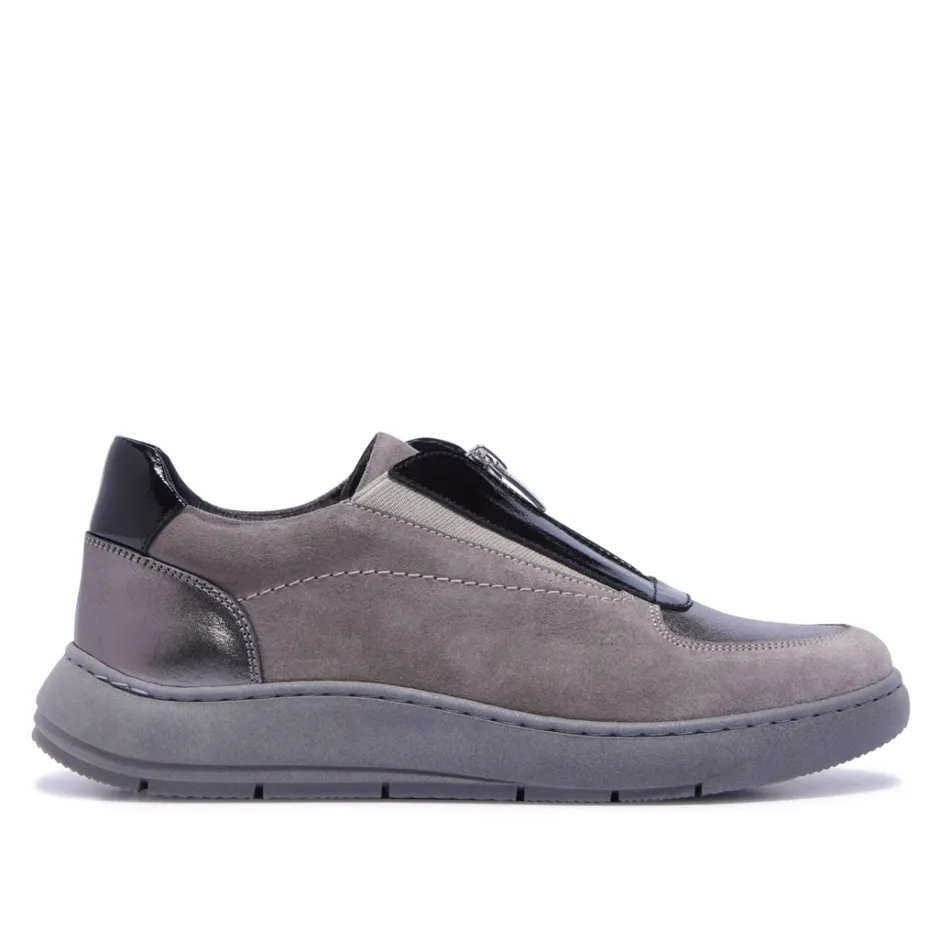 Crishelle Pewter Suede Trainers<Carl Scarpa New