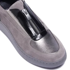 Crishelle Pewter Suede Trainers<Carl Scarpa New