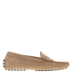 Domenica Beige Nubuck Suede Penny Loafers<Carl Scarpa Cheap