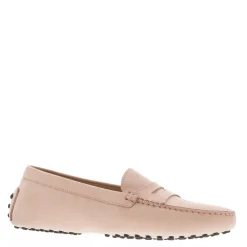 Domenica Nude Nubuck Suede Penny Loafers<Carl Scarpa Best Sale