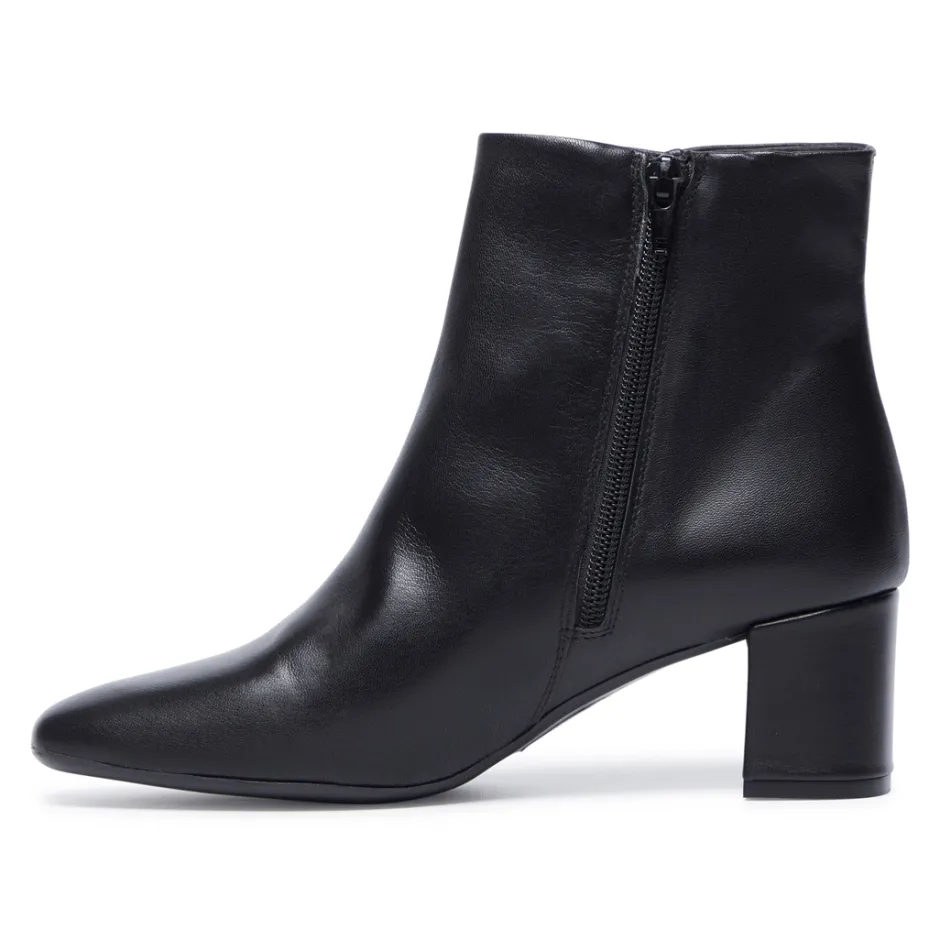 Effy Black Leather Ankle Boots<Carl Scarpa Discount