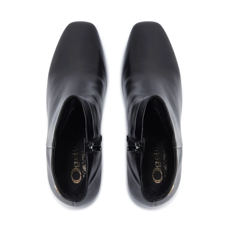 Effy Black Leather Ankle Boots<Carl Scarpa Discount